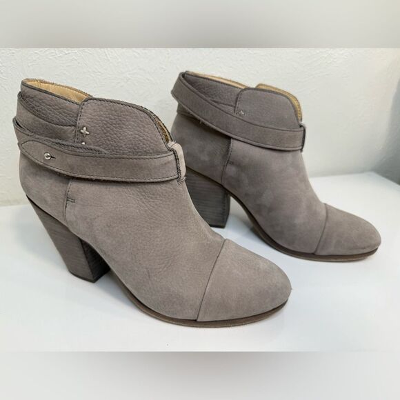 Rag & Bone Harrow Ankle Boots Light Grey Size 38 (US 7.5) VGUC - Picture 3 of 7